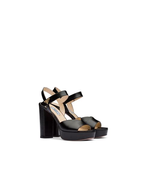 plateau sandalen prada|prada ladies sandals.